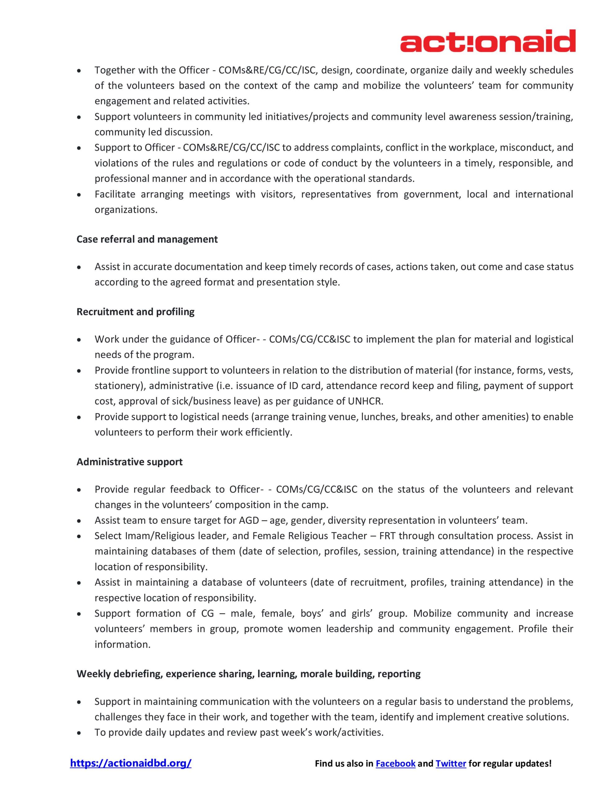 action aid job 2025